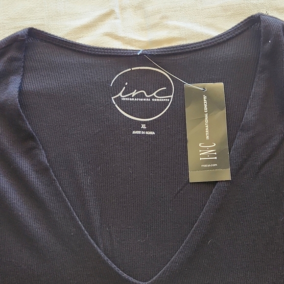 NWT INC International Concepts Black XL Sweater - Picture 3 of 6